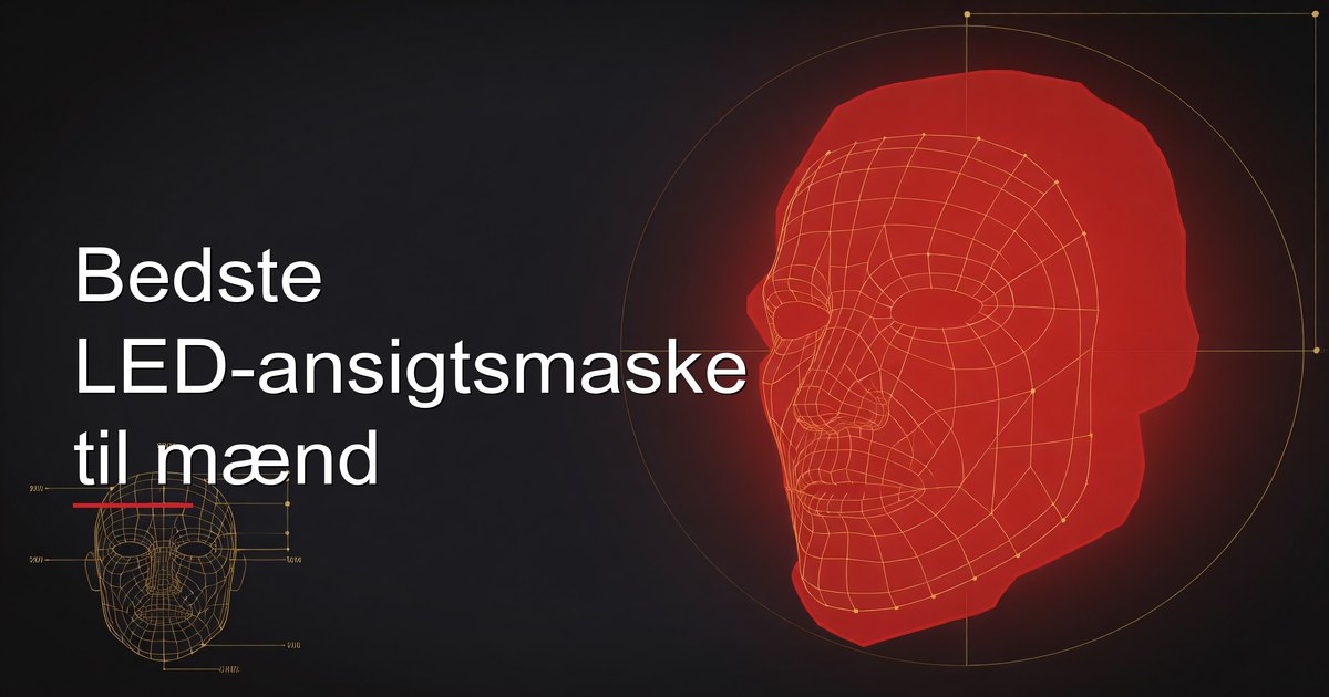 Bedste LED-ansigtsmaske til mænd