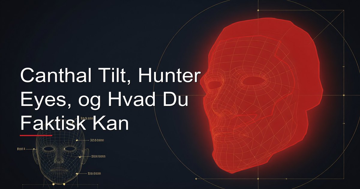Canthal Tilt, Hunter Eyes, og Hvad Du Faktisk Kan