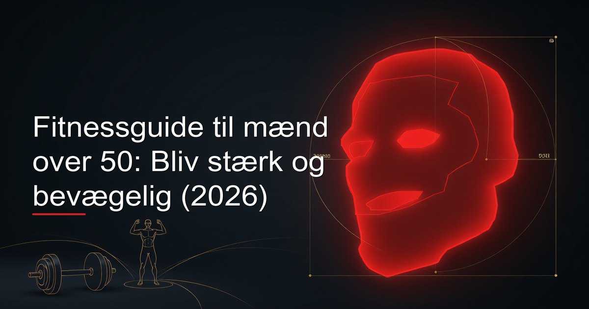 Mand over 50 udfører et træningspas med korrekt teknik