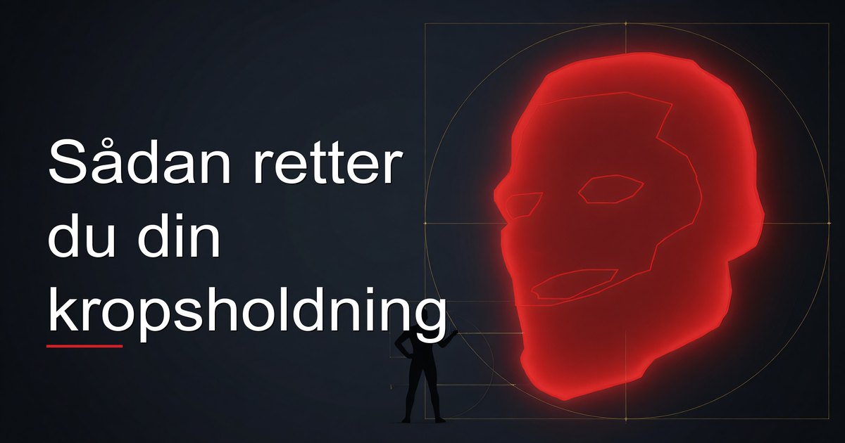 Sådan retter du din kropsholdning