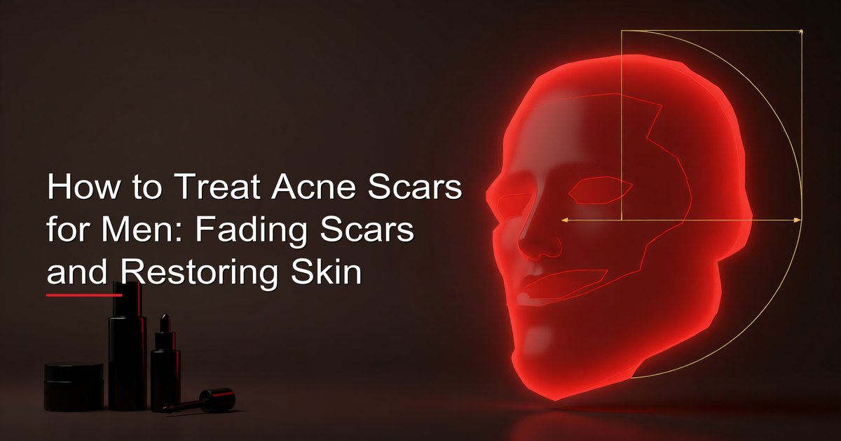 How to Treat Acne Scars for Men: Fading Scars and Restoring Skin