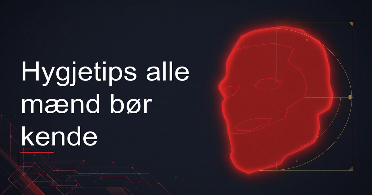Hygjetips alle mænd bør kende