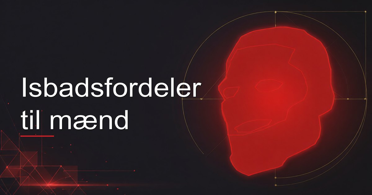 Isbadsfordeler til mænd