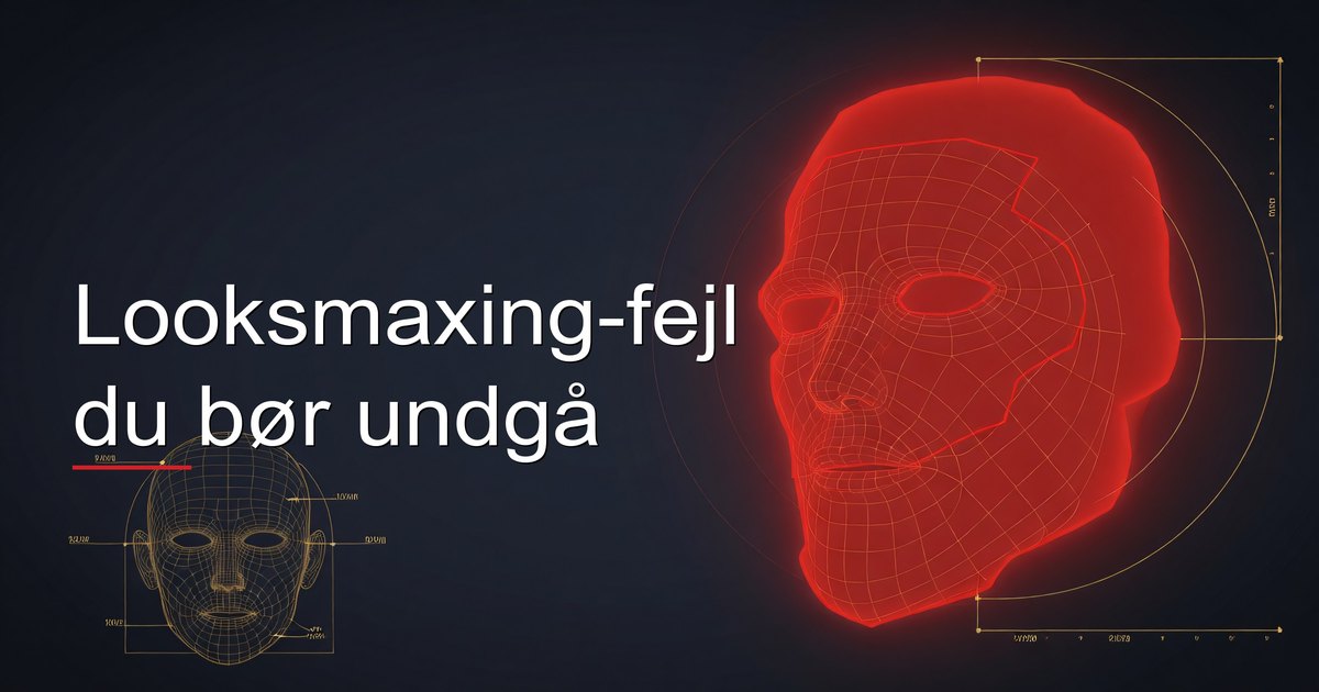 Looksmaxing-fejl du bør undgå