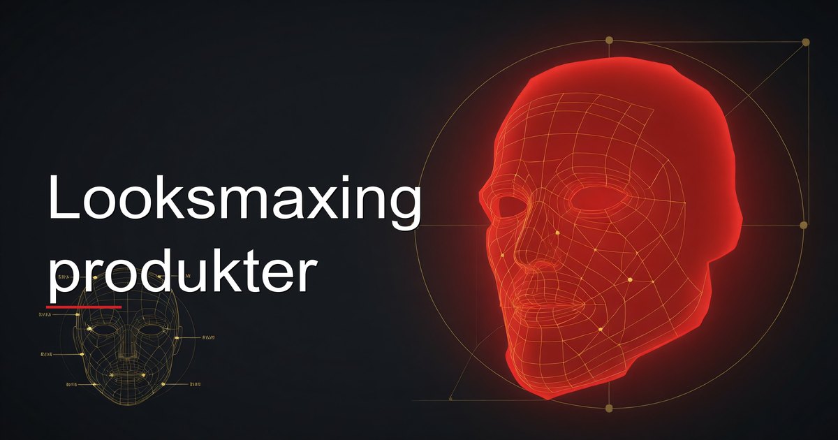 Looksmaxing produkter