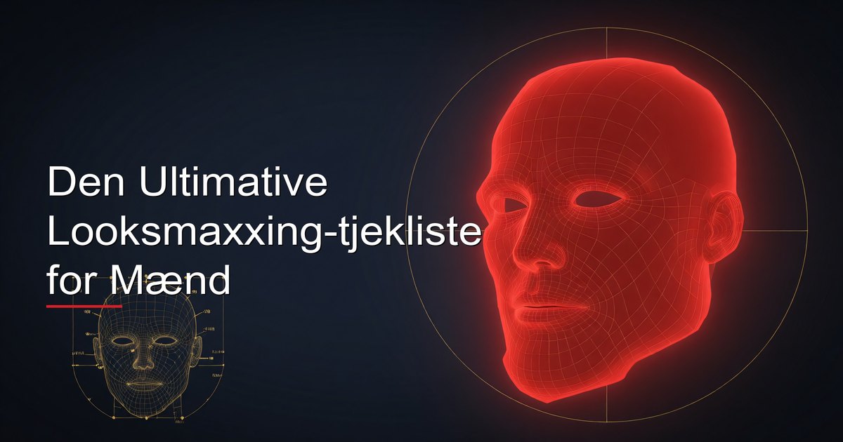 Den Ultimative Looksmaxxing-tjekliste for Mænd
