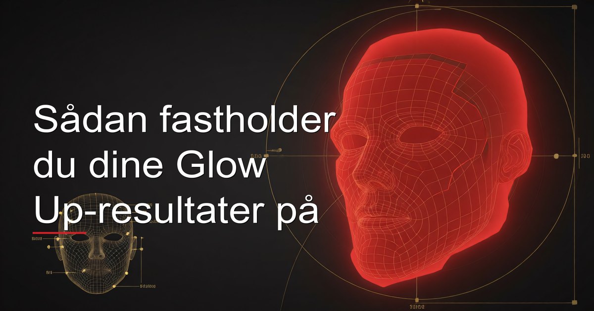 Sådan fastholder du dine Glow Up-resultater på lang sigt