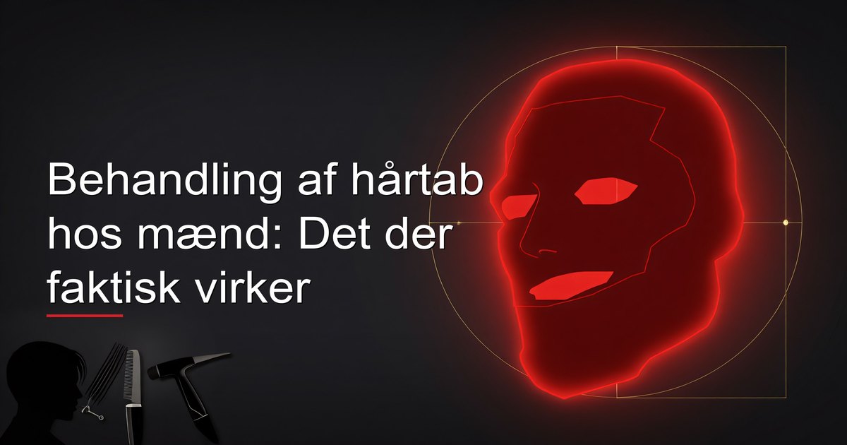 Behandlingsmuligheder mod hårtab hos mænd sammenlignet