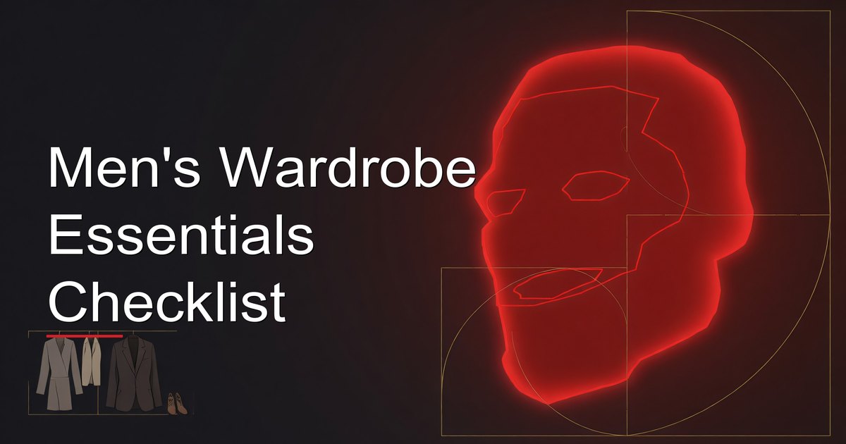 Men's Wardrobe Essentials Checklist