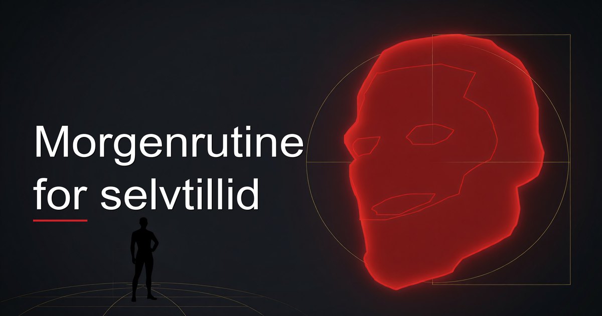 Morgenrutine for selvtillid