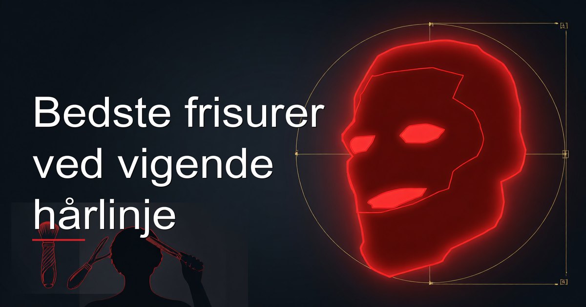 Bedste frisurer ved vigende hårlinje