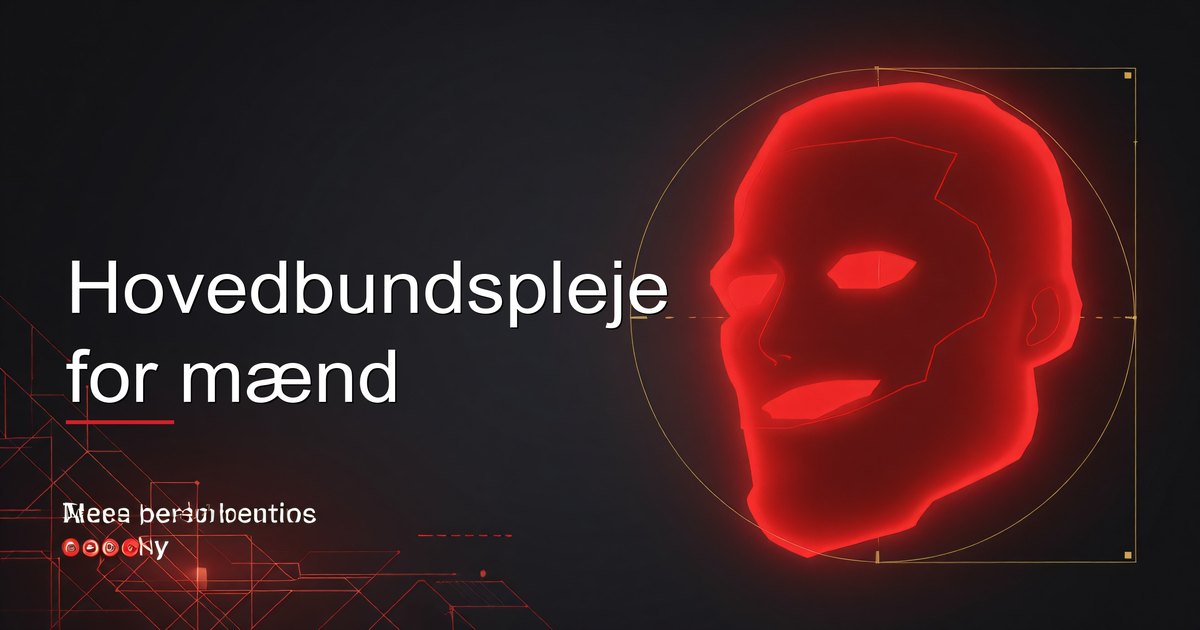 Hovedbundspleje for mænd