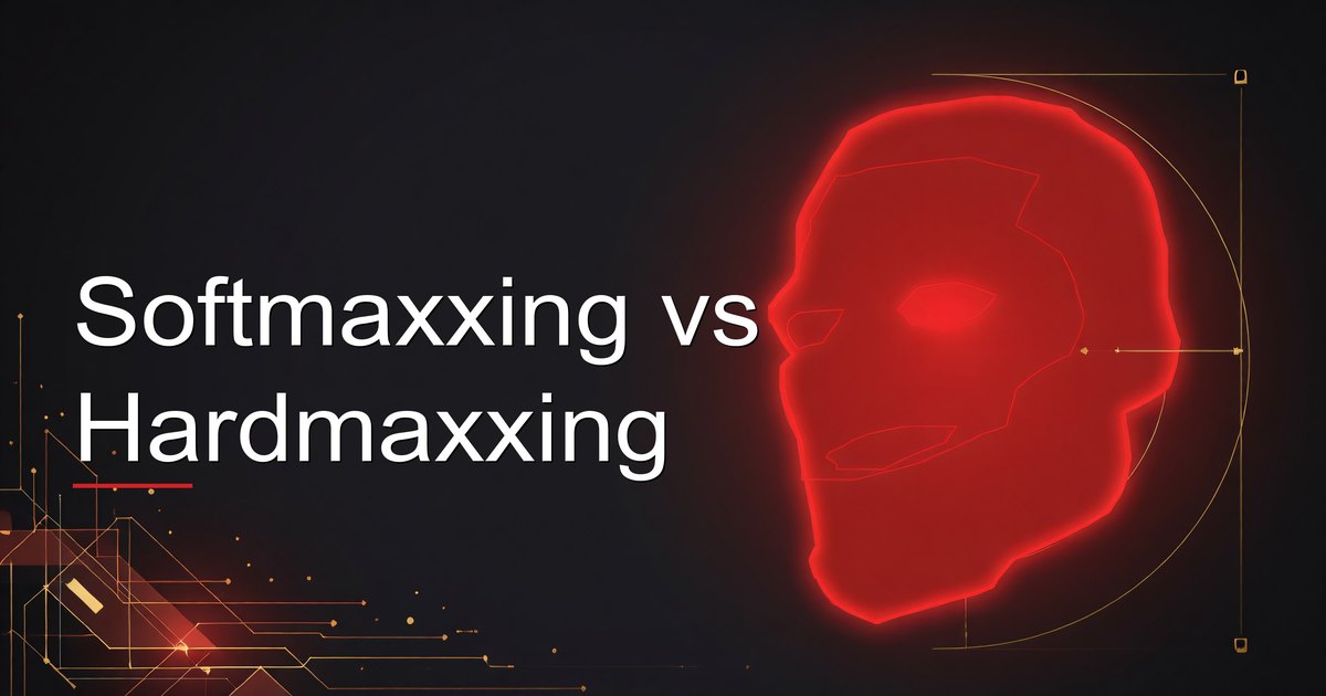 Softmaxxing vs Hardmaxxing