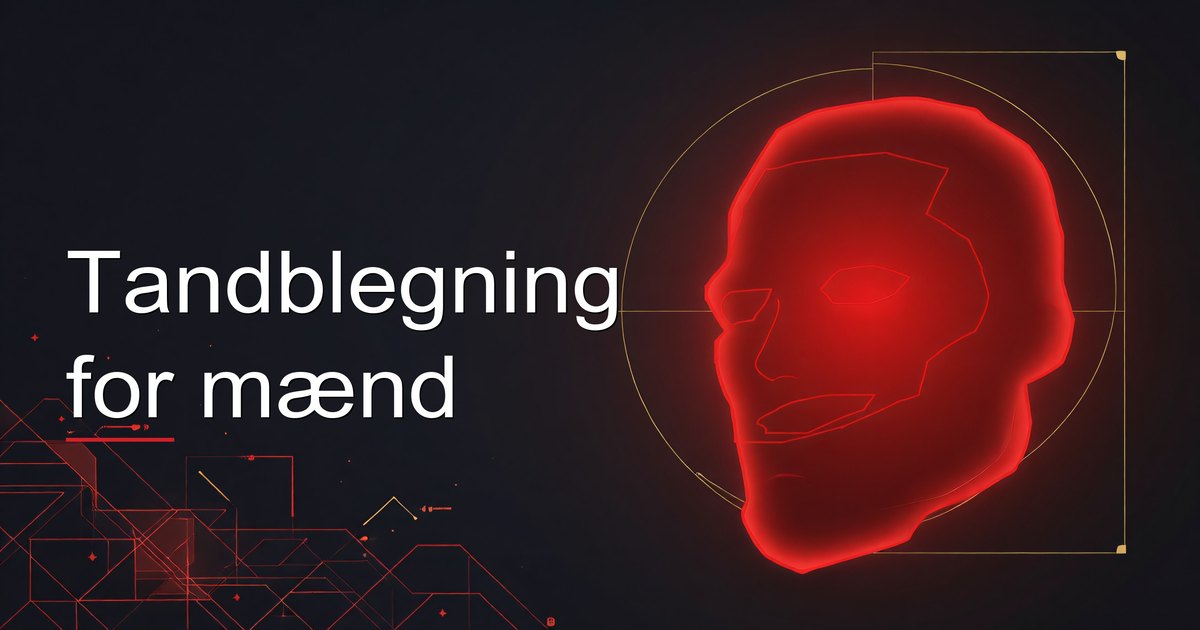 Tandblegning for mænd