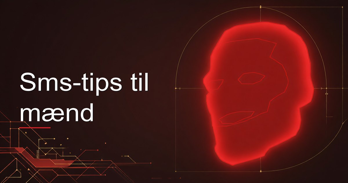 Sms-tips til mænd