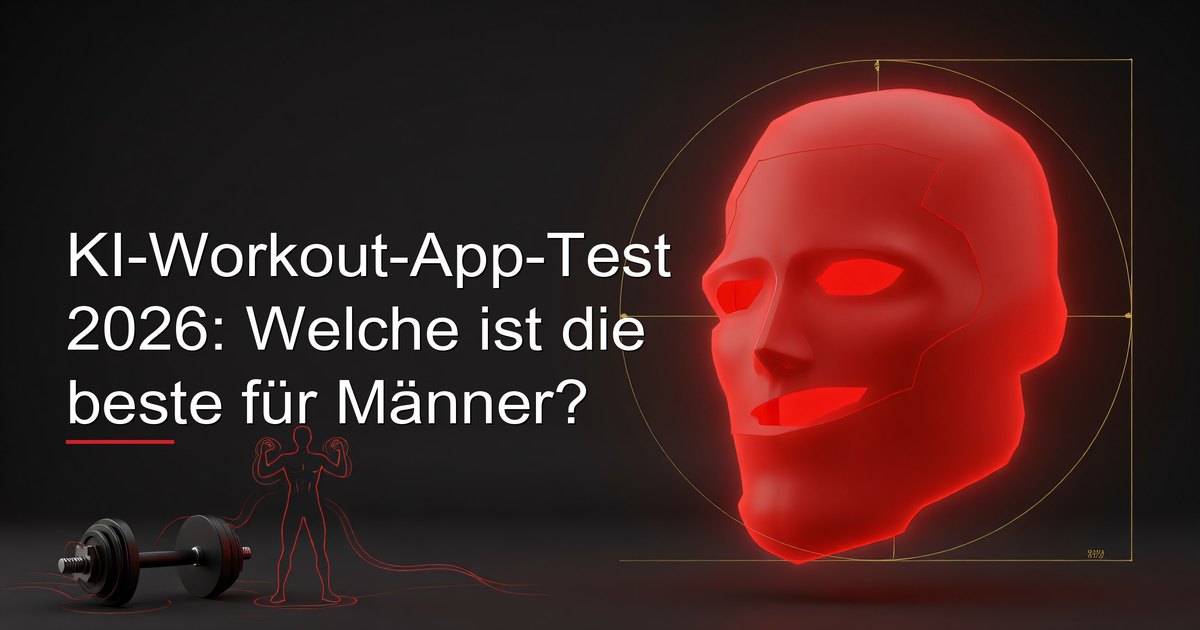 KI-Workout-App-Oberfläche auf dem Smartphone mit Trainingsplan