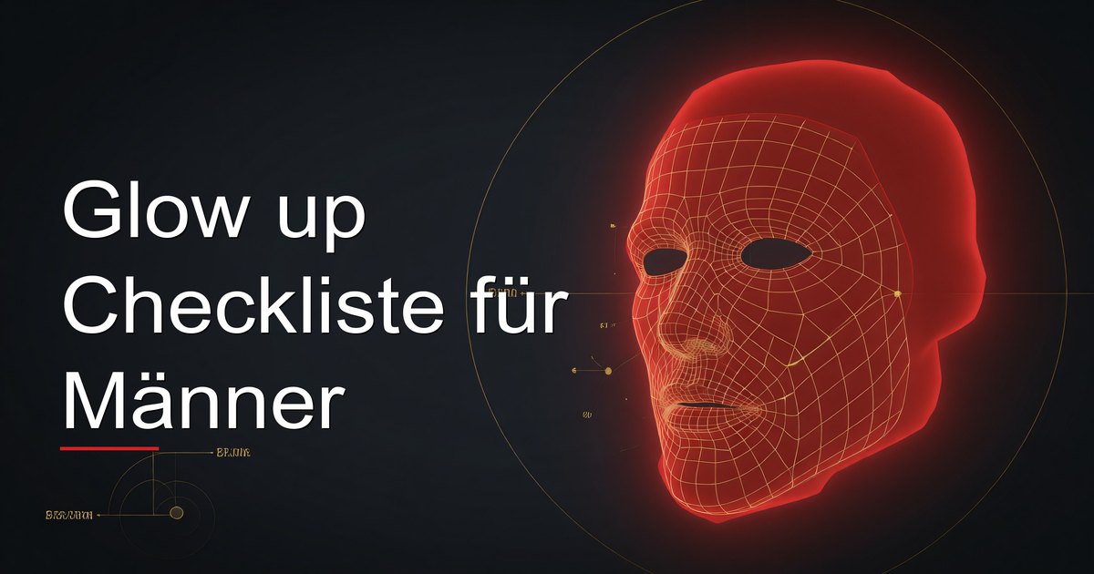 Glow up Checkliste für Männer