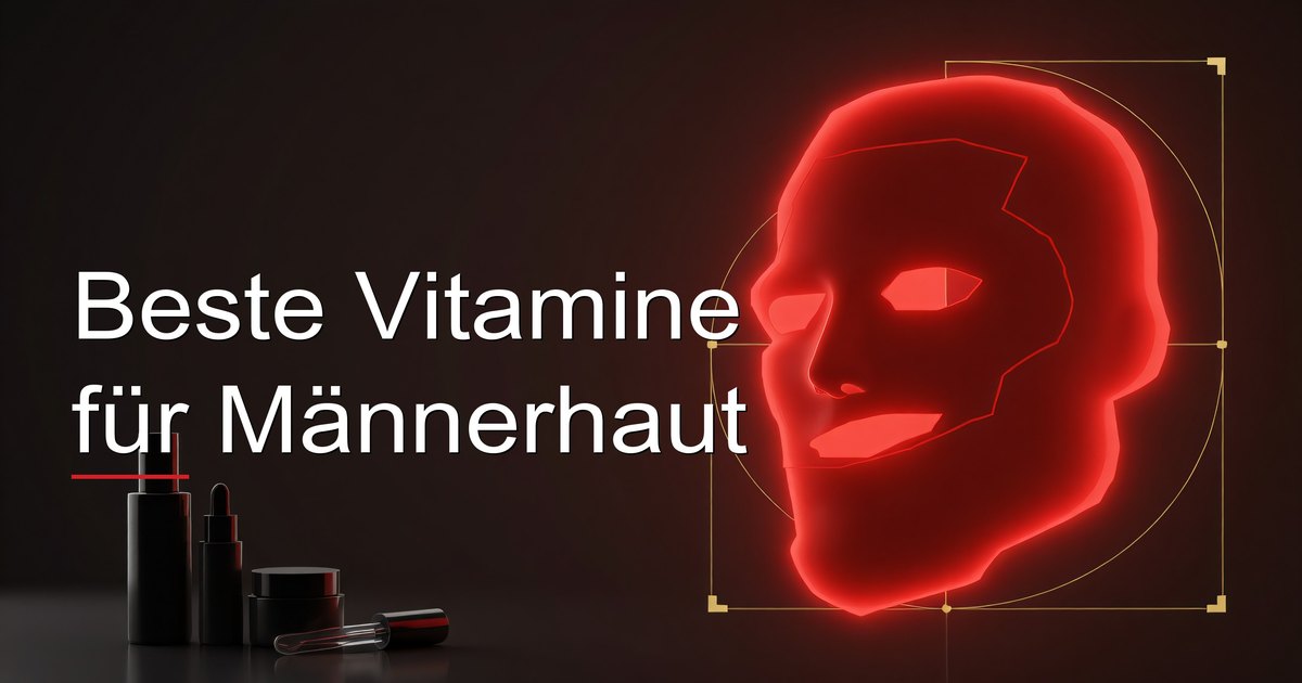 Beste Vitamine für Männerhaut