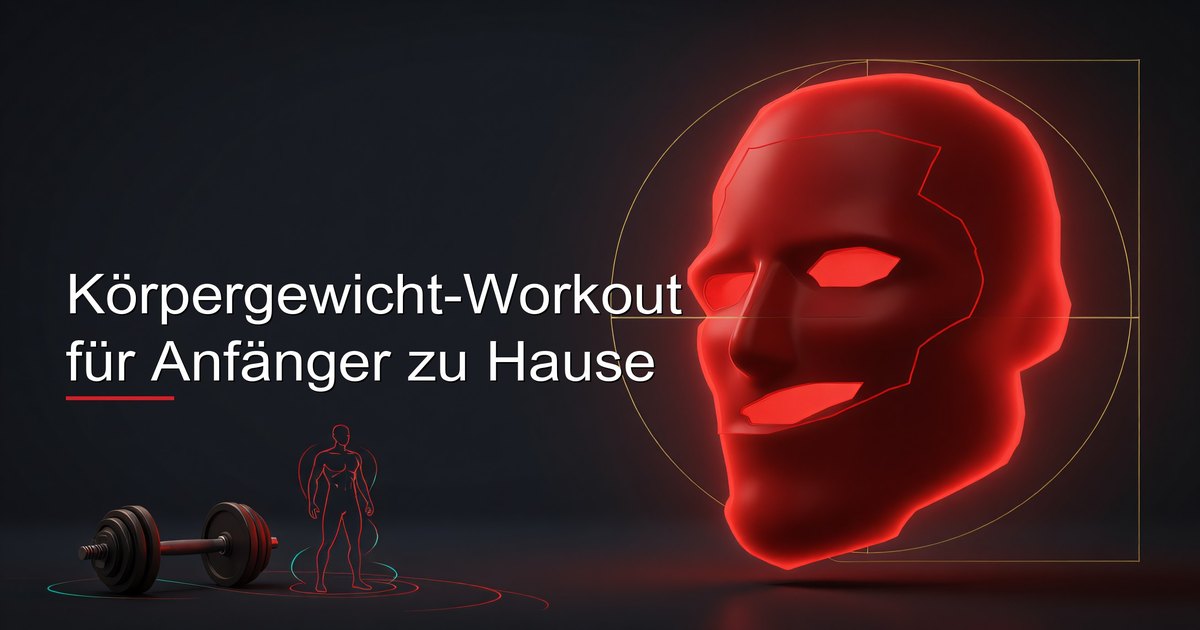Körpergewicht-Workout für Anfänger zu Hause