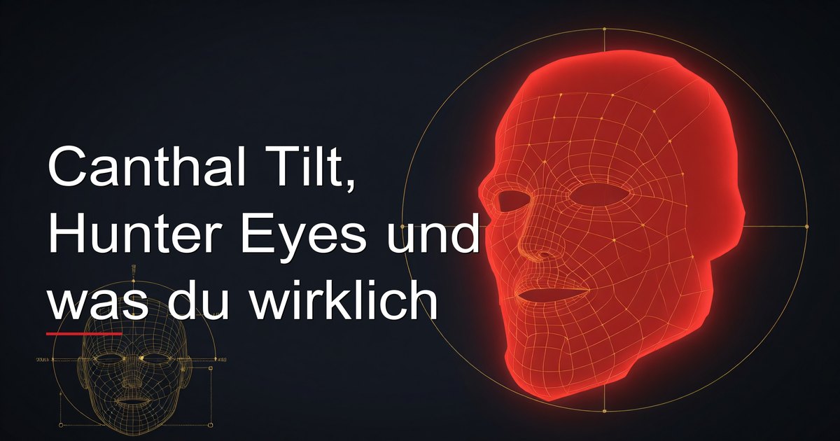 Canthal Tilt, Hunter Eyes und was du wirklich