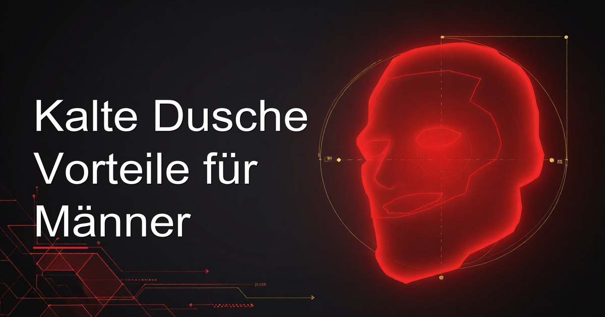 Kalte Dusche Vorteile für Männer