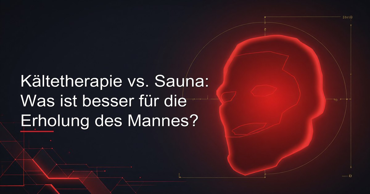 Mann beim Vergleich von Kältetauchgang und Sauna für Erholung und Gesundheit
