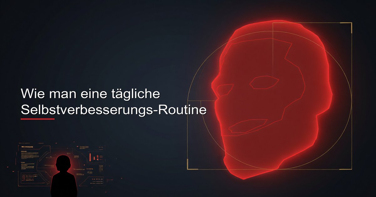 Wie man eine tägliche Selbstverbesserungs-Routine