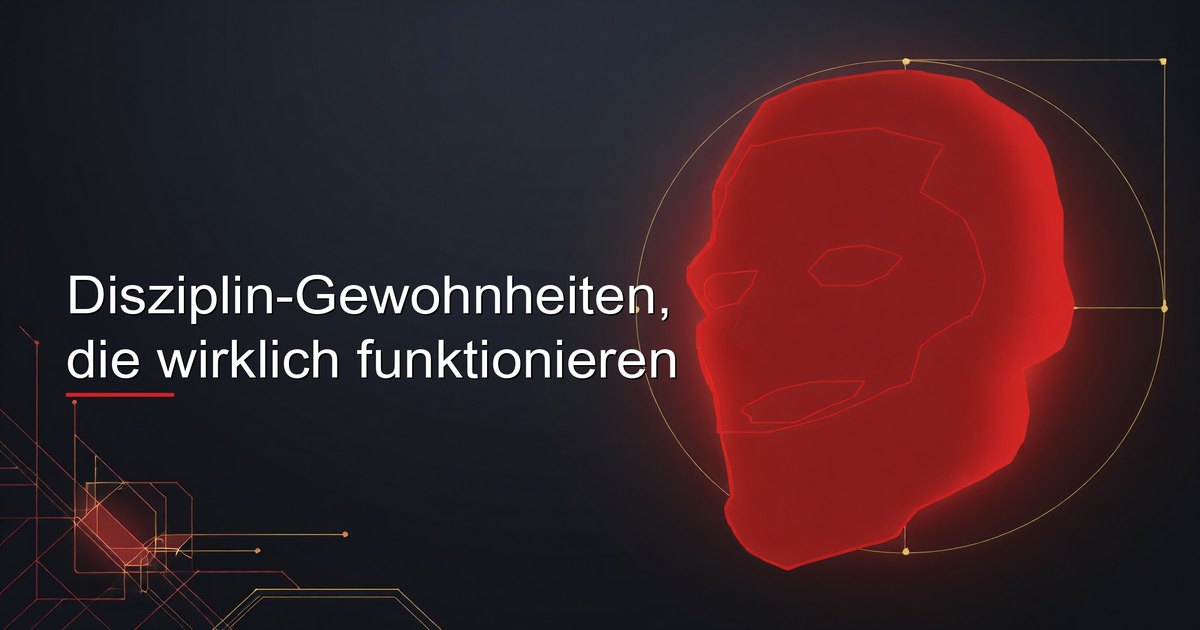 Disziplin-Gewohnheiten, die wirklich funktionieren