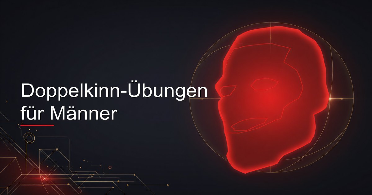 Doppelkinn-Übungen für Männer