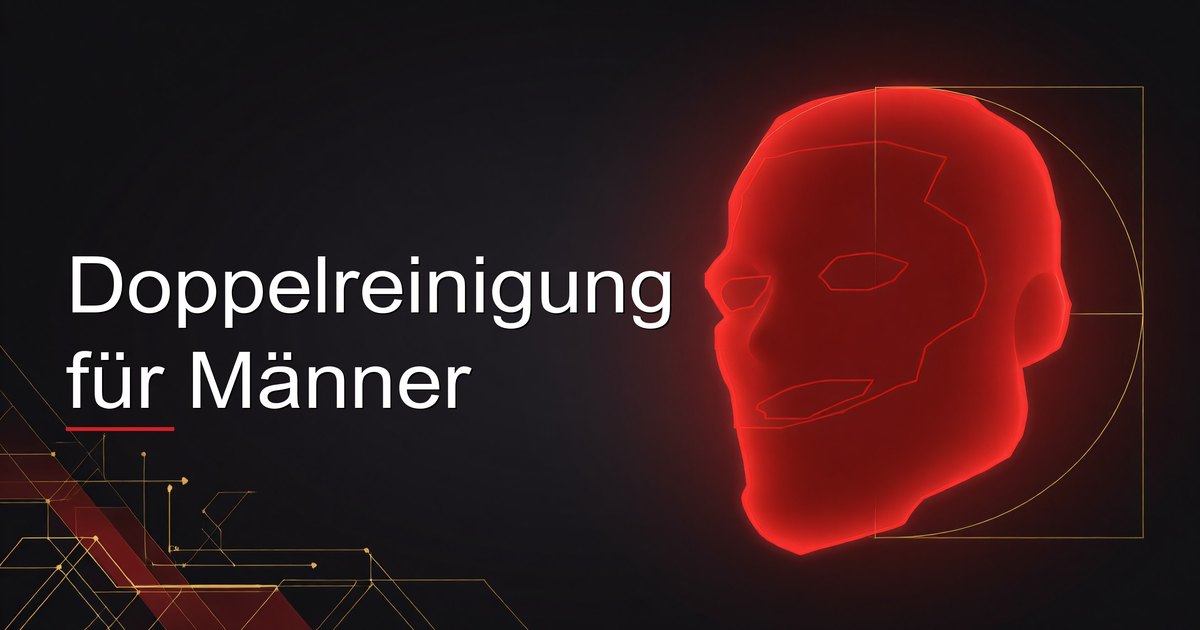 Doppelreinigung für Männer