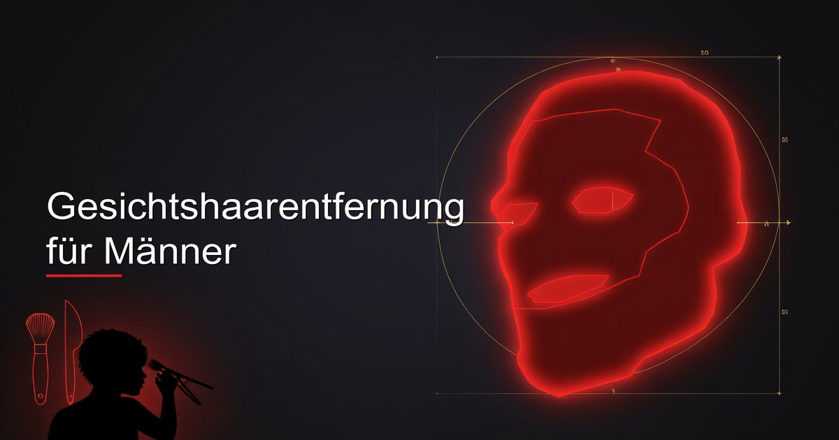 Gesichtshaarentfernung für Männer