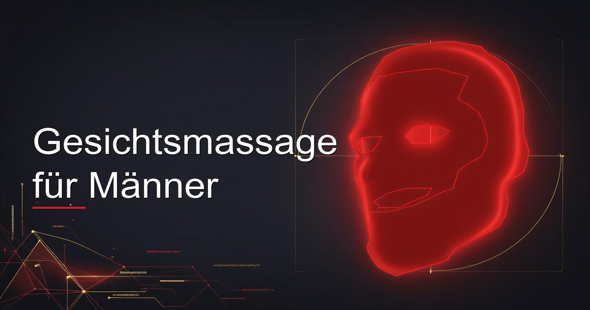 Gesichtsmassage für Männer