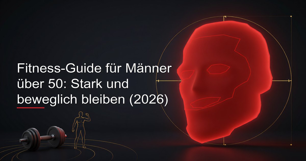 Mann über 50 führt ein Fitness-Workout mit sauberer Technik aus
