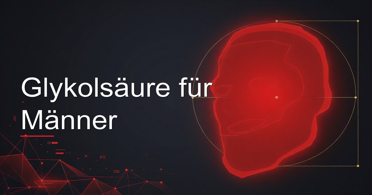 Glykolsäure für Männer