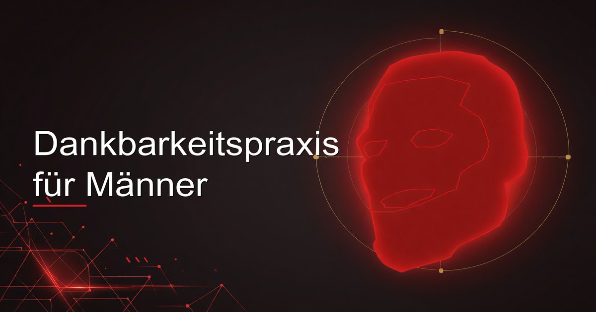Dankbarkeitspraxis für Männer