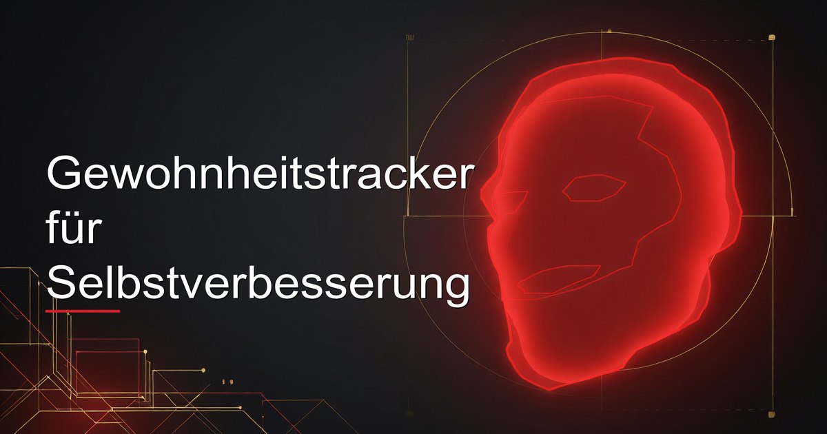 Gewohnheitstracker für Selbstverbesserung