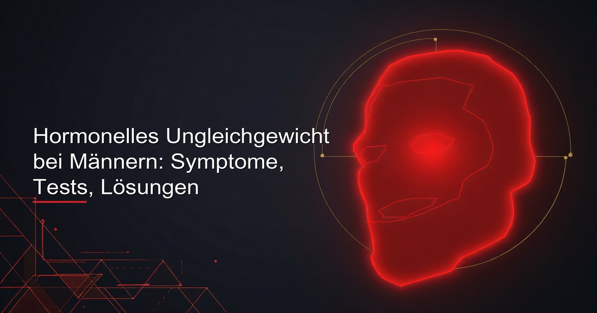 Mann prüft Laborwerte eines vollständigen Hormonpanels — die Anzeichen eines hormonellen Ungleichgewichts zu erkennen ist der erste Schritt zu einer gezielten Behandlung
