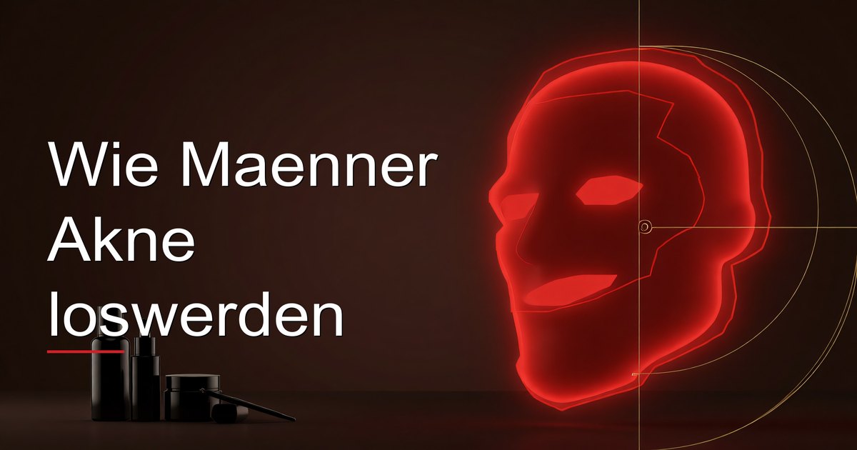 Mann mit klarer Haut nach einer Aknebehandlung