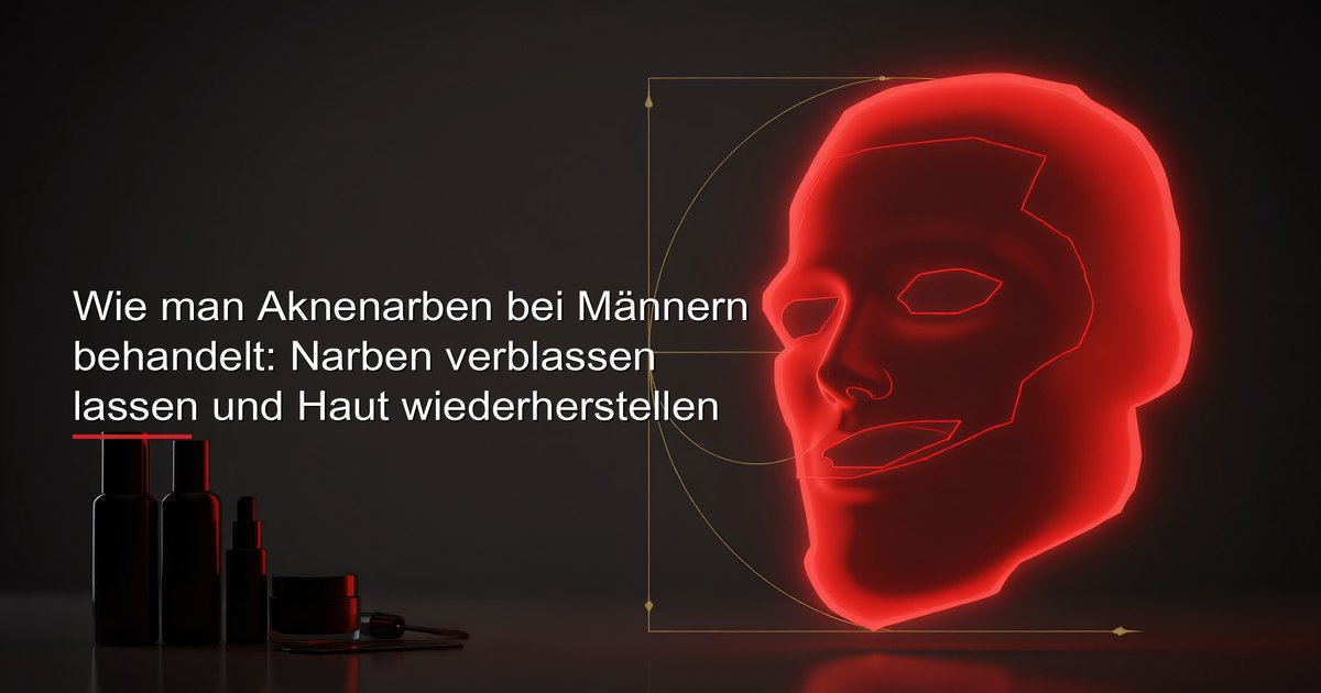 Wie man Aknenarben bei Männern behandelt: Narben verblassen lassen und Haut wiederherstellen