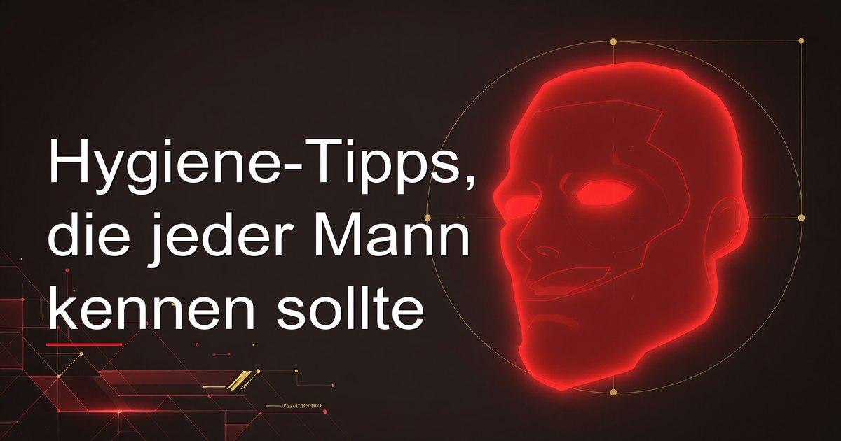 Hygiene-Tipps, die jeder Mann kennen sollte