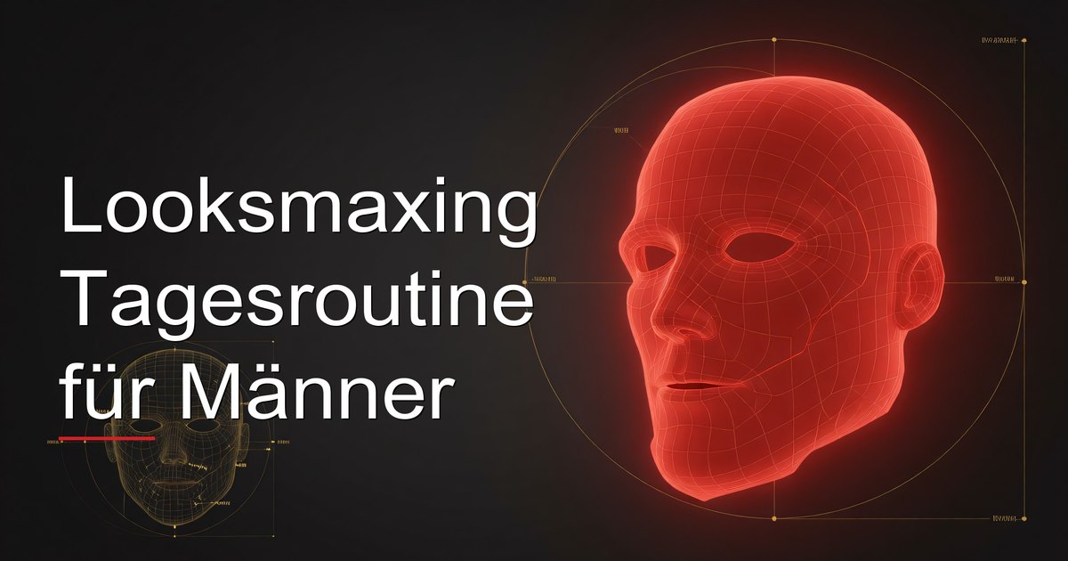 Looksmaxing Tagesroutine für Männer