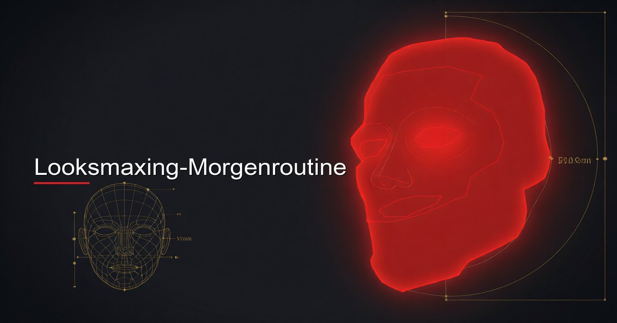 Looksmaxing-Morgenroutine