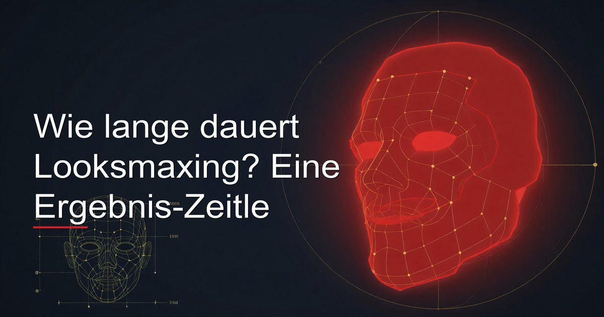 Wie lange dauert Looksmaxing? Eine Ergebnis-Zeitle