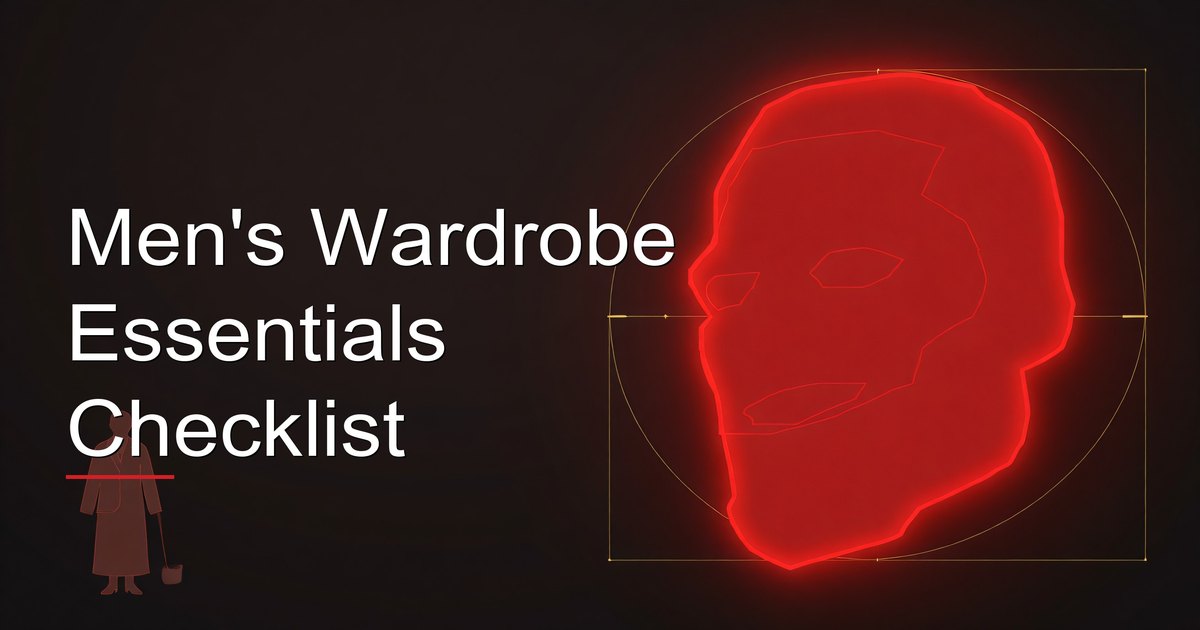 Men's Wardrobe Essentials Checklist