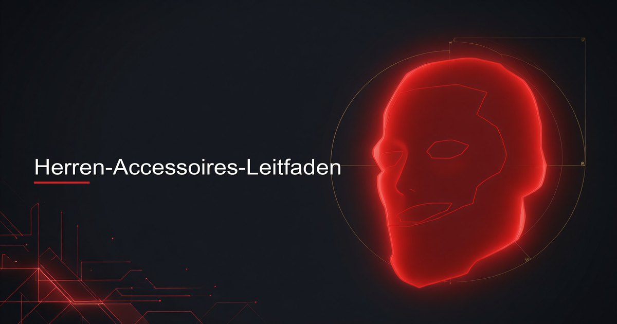 Herren-Accessoires-Leitfaden