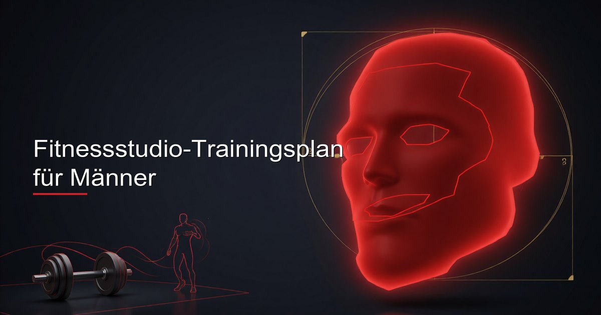Fitnessstudio-Trainingsplan für Männer