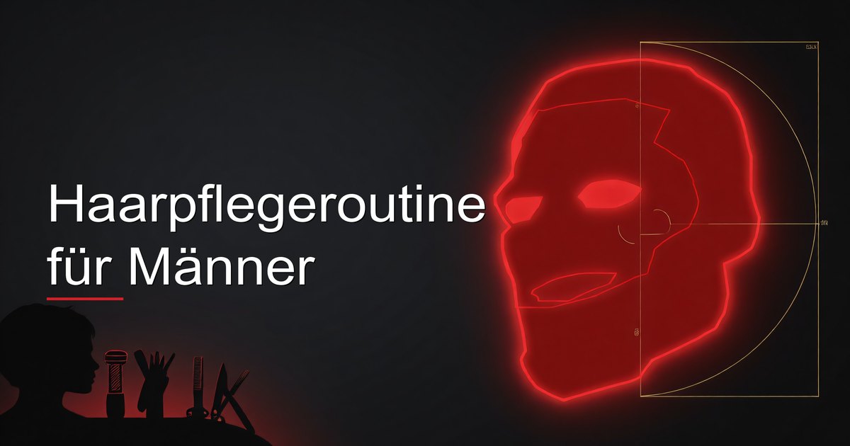 Haarpflegeroutine für Männer