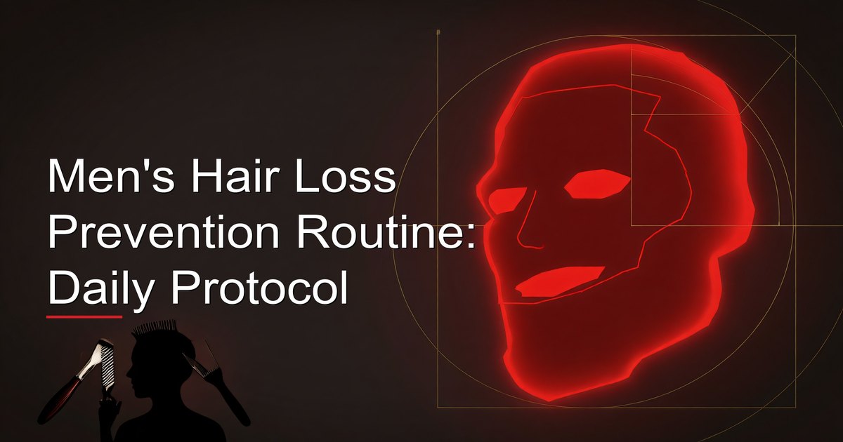 Men's Hair Loss Prevention Routine: Daily Protocol
