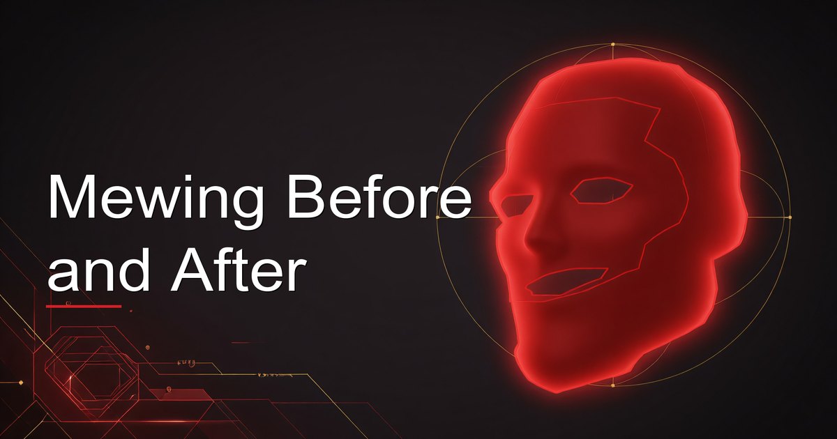 Mewing Before and After