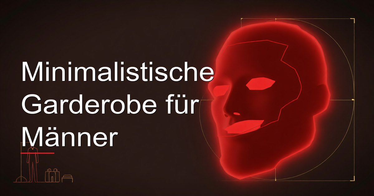 Minimalistische Garderobe für Männer